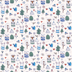 Woodlands Pattern Paper
