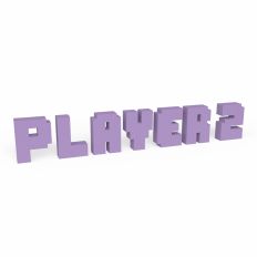 Pixel 3D Word | PLAYER 2