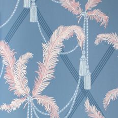 Vintage Wallpaper Feathers