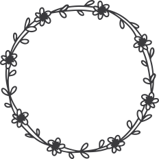 Wreath with Flowers