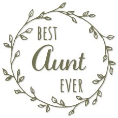 Best Aunt Ever Mother's Day Wreath
