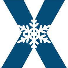 Snowflake Monogram X