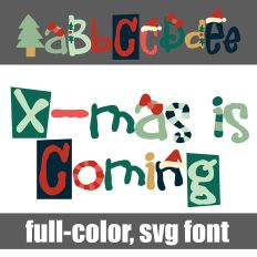 X-mas is Coming Color Font