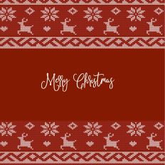 Merry Christmas Traditional Printable Pattern 