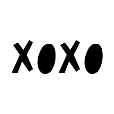 XOXO SVG | Valentine's Day SVG | Hugs and Kisses SVG