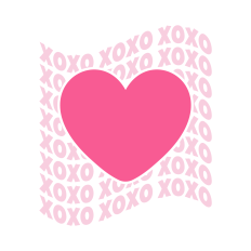 XOXO SVG | Love SVG | Valentine's Day SVG | Heart SVG