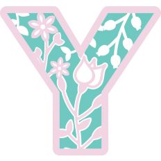 Layered blooming flowers Y