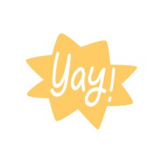Yay Star Sticker