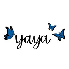 Yaya with Butterflies
