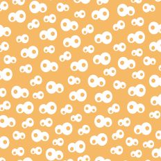 Yellow Googly Eyes Background Pattern