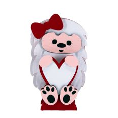 Yeti Slice Valentine Card