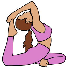 Yoga Girl Pose