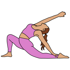 Yoga Girl Pose
