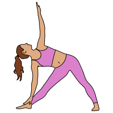Yoga Girl Pose