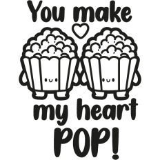 you make my heart pop! lineart