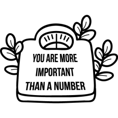 you are more important than a number scale