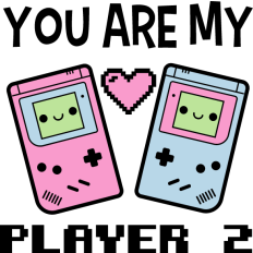 you are my player 2, retro gaming console
