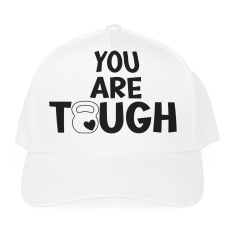 You Are Tough – Kettlebell Fitness SVG, Gym Motivation, Strong Woman Workout Quote, Fitness Cut File Cap