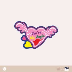 You're My Angel Heart with Wings SVG