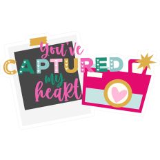 You’ve Captured My Heart Title Camera - Print and Cut