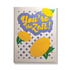 You're the Zest Lemon 3D Layered Card SVG Cut File