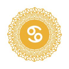 Cancer zodiac symbol