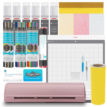 Silhouette Cameo 5-Pink-Starter Bundle 