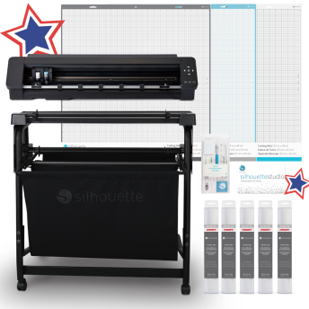 Silhouette CAMEO PRO MK-II-Red & White and Create-White