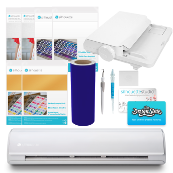 Silhouette Cameo 5 Plus - White - Print and Cut Bundle