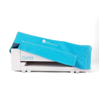 Curio dust cover - blue