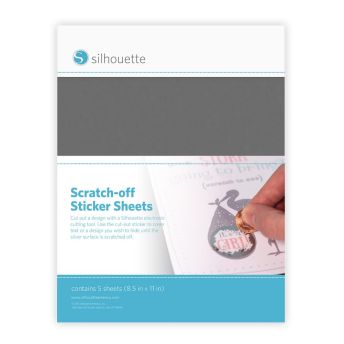 Scratch-Off Sticker - Silver
