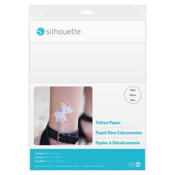Temporary Tattoo Paper - White