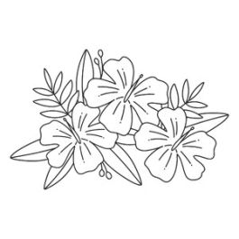Stargazer Lily Round Frame|400059