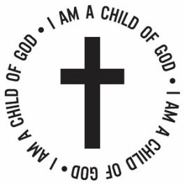 I Am A Child of God Cross Word Circle|428836