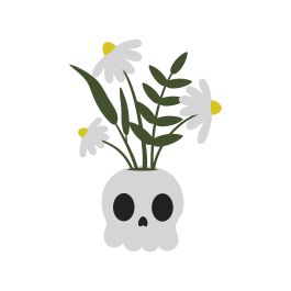 月乃カエル　Skull in the Flowers 月乃カエル Skull in the Flowers 月乃カエル Skull in the