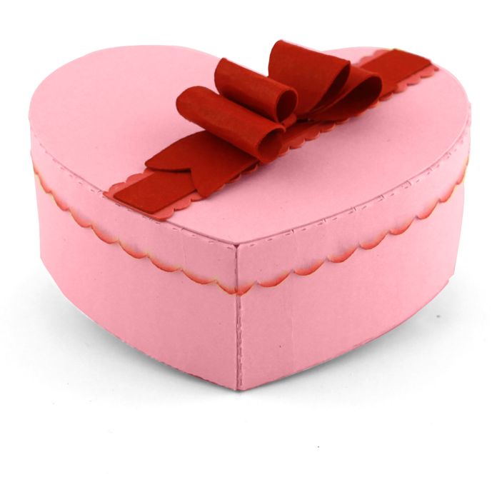 Heart Shaped Box With Bow|D-1246705