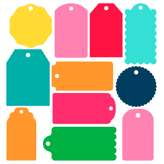 藤井達吉 掛軸 Gift Tag Set 1|D-1281055|Regular Cut