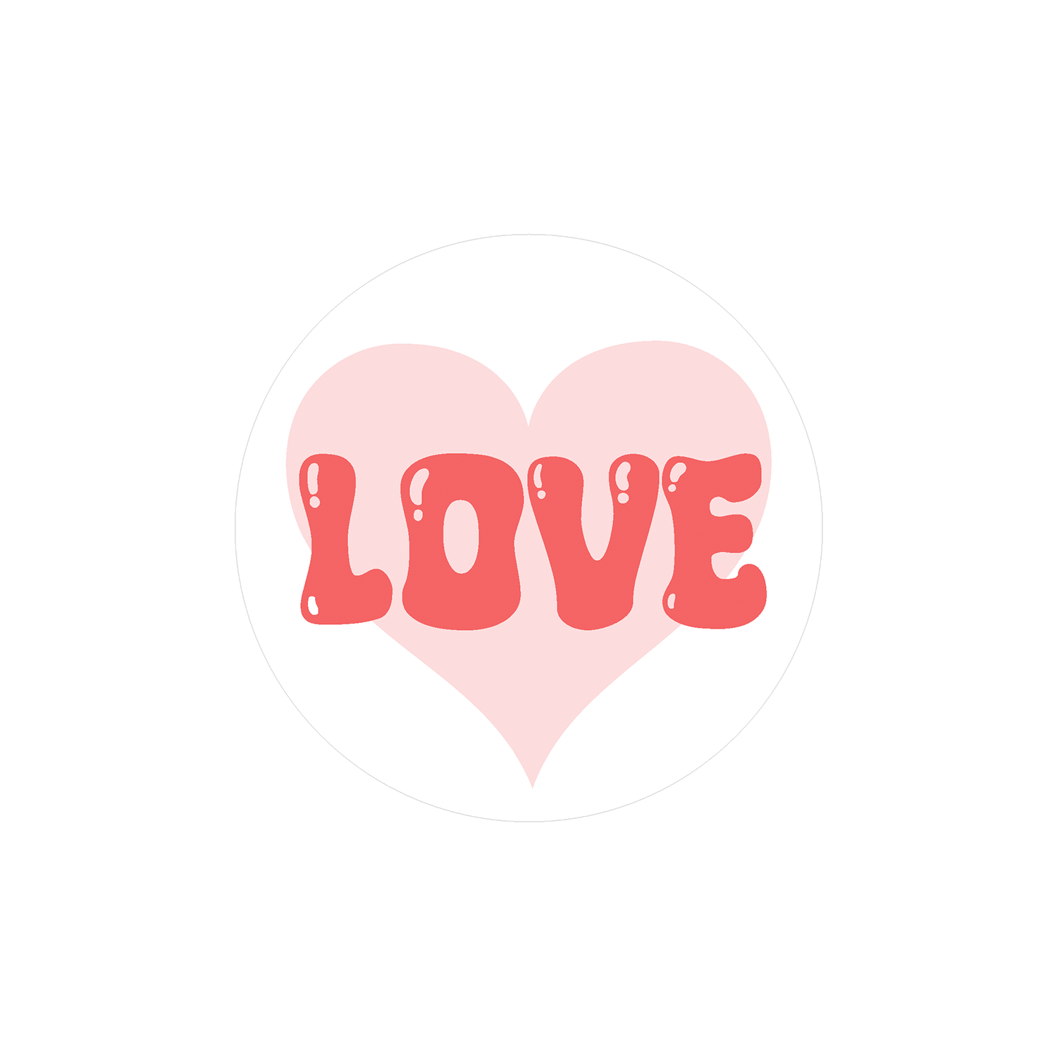 LOVE Seal Sticker Sheet for Valentine's Day Printable