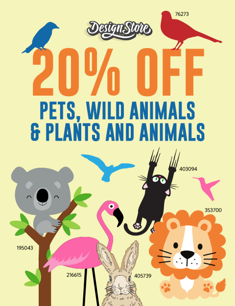 Pets & Wide Animals 20 % off
